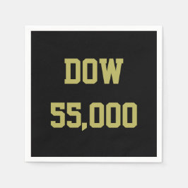 Dow 55 000 börsfest pappersservett