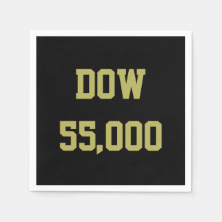 Dow 55 000 börsfest pappersservett