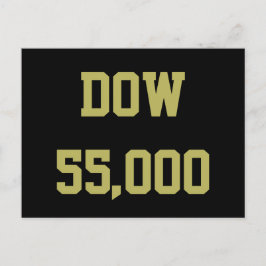 Dow 55 000 börsfirande vykort