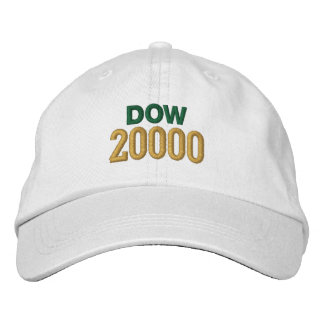 Dow Jones 20000 Hat Broderad Keps