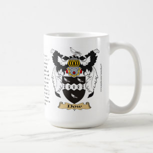 Dow namnger, ursprung, det menande och kaffemugg