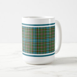 Dowling Tartan Mönster Blue Irish Play Kaffemugg