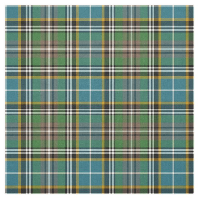Dowling Tartan Mönster Blue Irish Play Tyg (Provkarta)