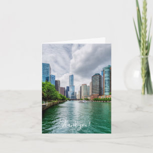 Down Chicago River - tackkort