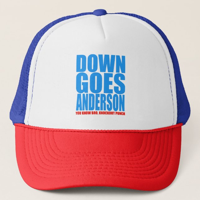 Down Goes Andersson Keps (Framsida)