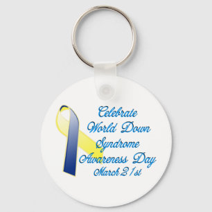 Down Syndrome dag Nyckelring