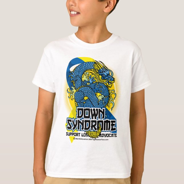 Down Syndrome drake Tee Shirt (Framsida)