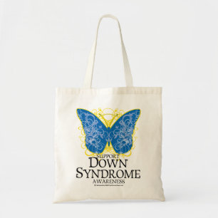 Down Syndrome fjäril Tygkasse