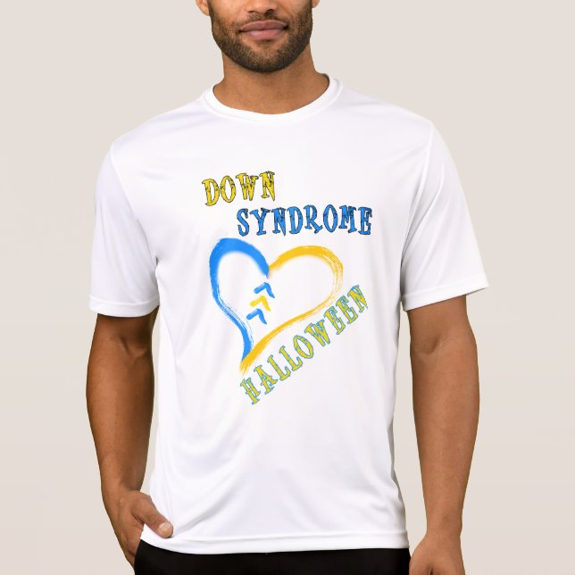 Down Syndrome Halloween T Shirt (Framsida)