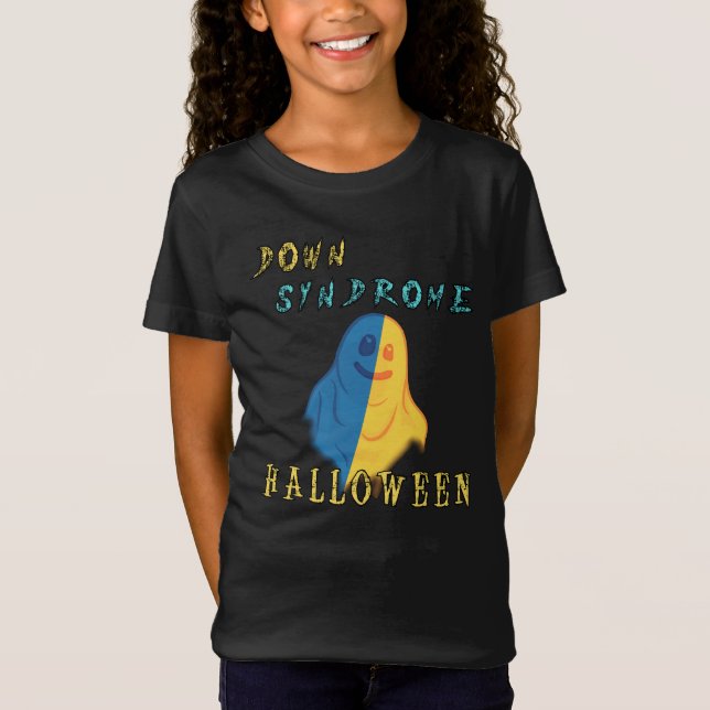 Down Syndrome Halloween T Shirt (Framsida)