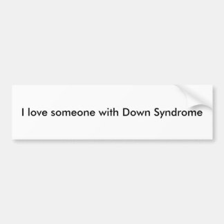 Down Syndrome kärlek Bildekal