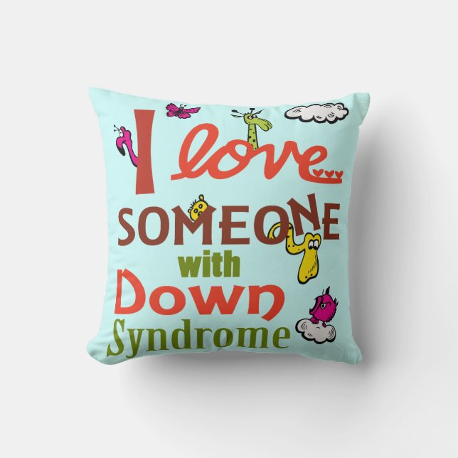 Down Syndrome medvetenhet Kudde (Framsida)