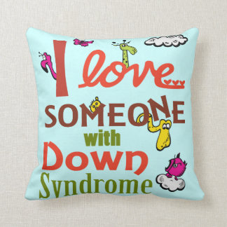 Down Syndrome medvetenhet Kudde