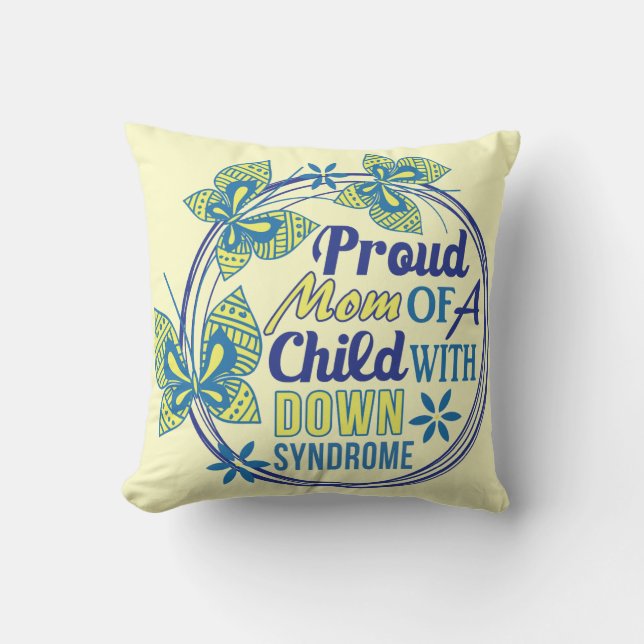 Down Syndrome medvetenhet Kudde (Framsida)