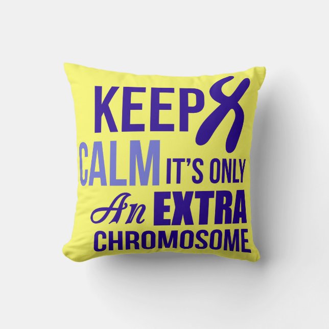 Down Syndrome medvetenhet Kudde (Framsida)