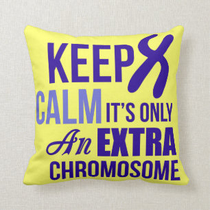 Down Syndrome medvetenhet Kudde