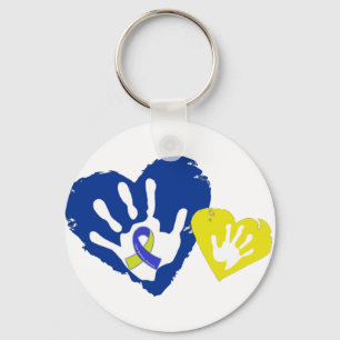 Down Syndrome medvetenhet Nyckelring