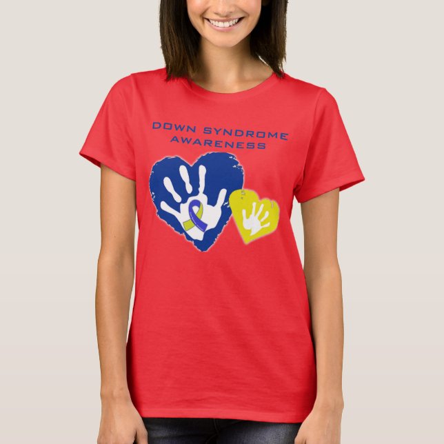 Down Syndrome medvetenhet Tee Shirt (Framsida)