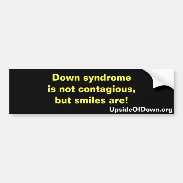 Down Syndrome medvetenhetbildekal Bildekal (Framsidan)