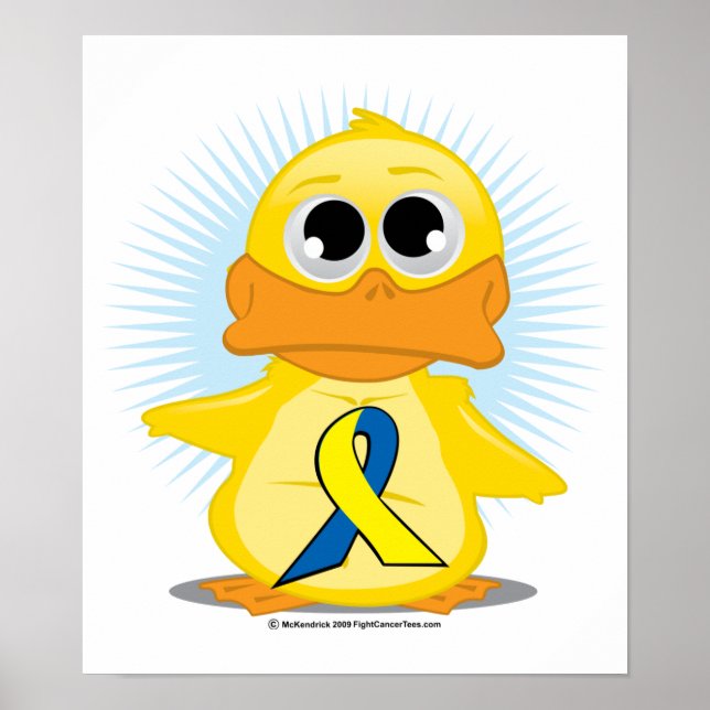 Down Syndrome Ribbon Anka Poster (Framsidan)
