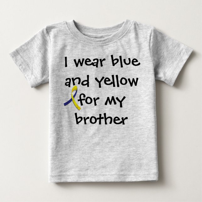 Down Syndrome skjorta för broder Tee Shirt (Framsida)