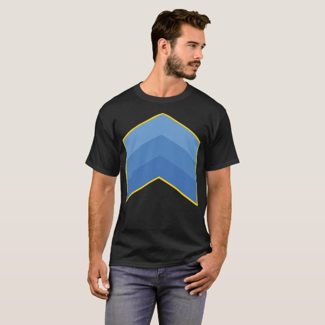 Down Syndrome-stammen T Shirt (Hel framsida)