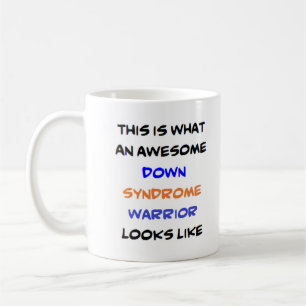 down syndrome warrior, fantastisk kaffemugg