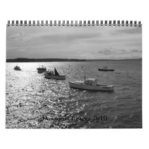 Downeast 2010 avbildar kalendern i svart & vit kalender