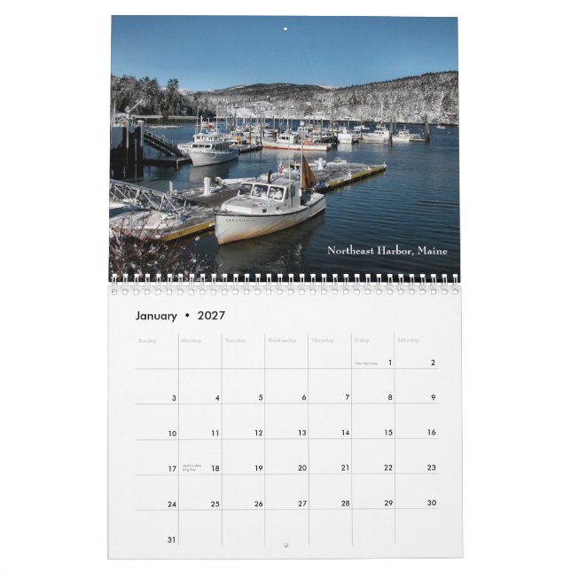 Downeast 2011 avbildar kalender - 1 (Jan 2027)