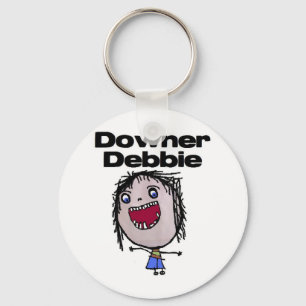 Downer Debbie Nyckelring