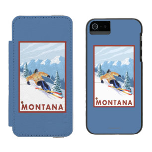 Downhhill snöSkier - Montana