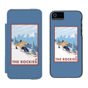 Downhhill snöSkier - Rockiesna
