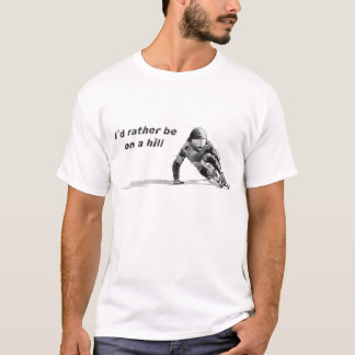 Downhiill som drar I´d är ganska, på en backe Tee Shirt