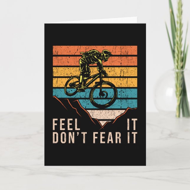 Downhill Bike Bicycle Kort (Framsida)