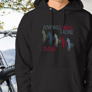 Downhill Bike Tävla Pappa Hoodie