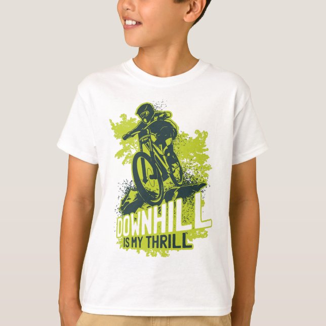 Downhill Biking T Shirt (Framsida)