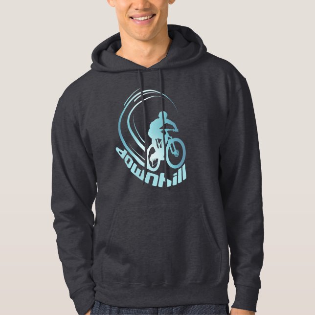 Downhill Mountainbike MTB kläder plagg Hoodie (Framsida)