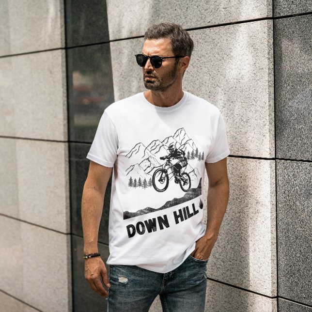 Downhill-Mountainbike T Shirt (Skapare uppladdad)