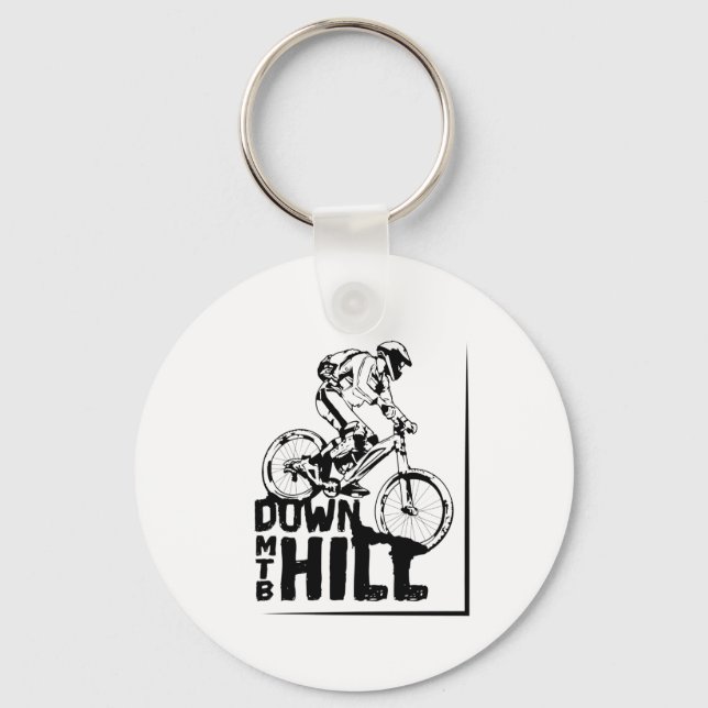 Downhill MTB Nyckelring (Framsida)