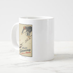 Downhill Skier - Sport och nöjespromo Jumbo Mugg