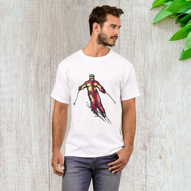 Downhill Skier T Shirt (Skapare uppladdad)