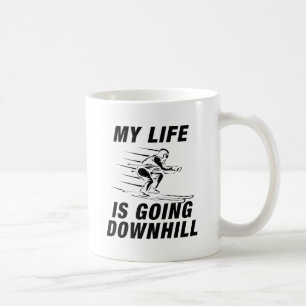 Downhill Skiing Kaffemugg