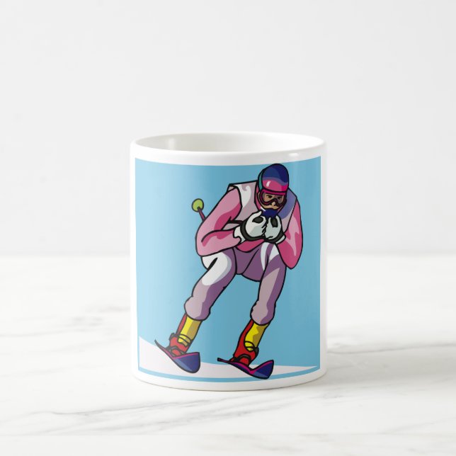 Downhill Skiing Mugg (Center)