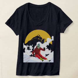 Downhill Skiing T Shirt