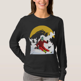 Downhill Skiing T Shirt