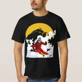 Downhill Skiing T Shirt