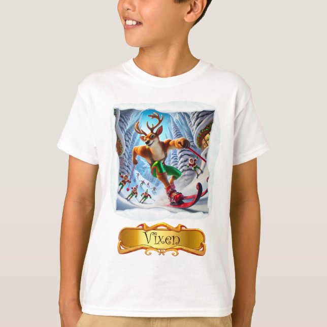 Downhill Vixen T Shirt (Framsida)