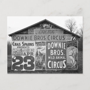 Downie Bros. Circus, 1936 Vykort