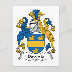 Downie Family Crest Vykort