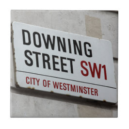 Downing Street-skylt Kakelplatta